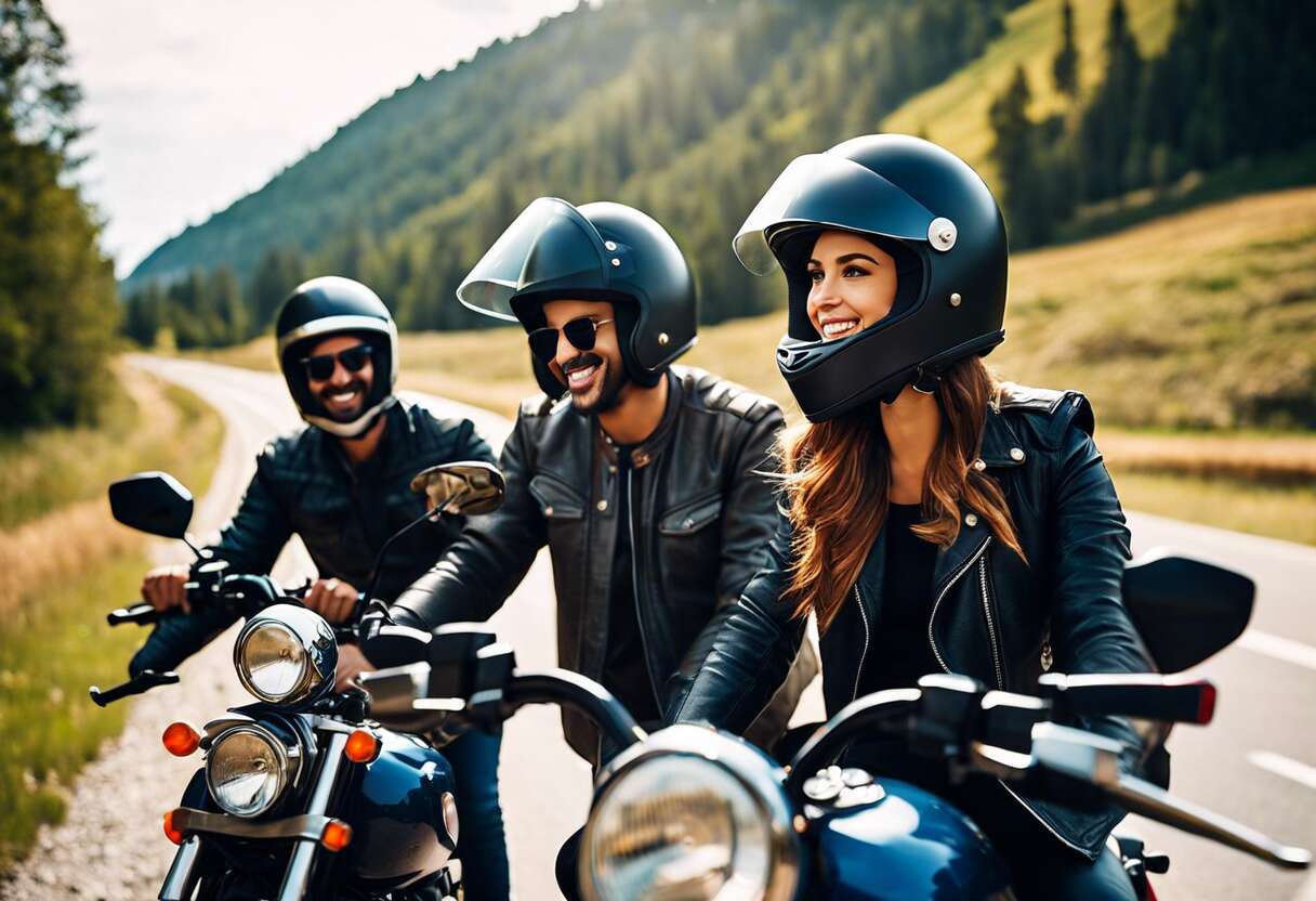 Sécurité et convivialité : l'art de voyager à moto en groupe