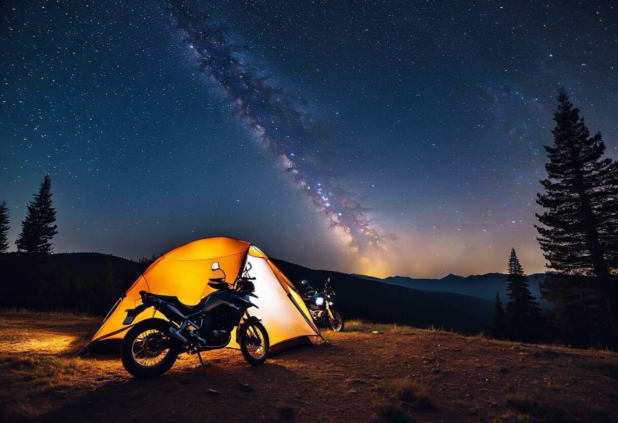 Comment choisir sa tente pour un bivouac à moto : guide pratique